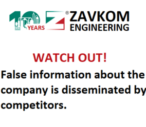 Improper use by competitors of the impeccable business reputation of ZAVKOM-ENGINEERING